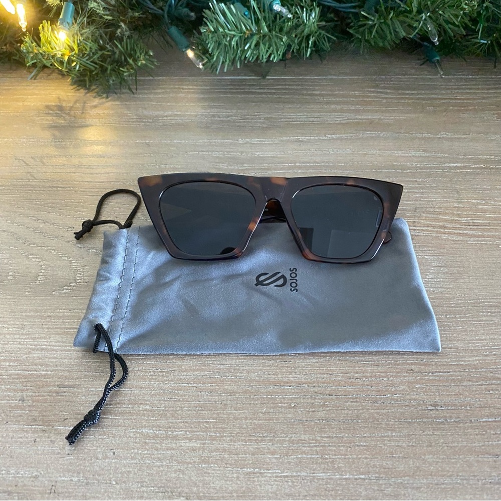 Sojos From Amazon Dark Brown Tortoise Cat Eye Polarized Sunglasses